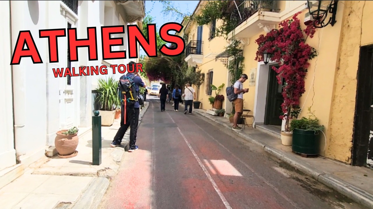 Athens Walking Tour! Plaka, Monastiraki, Greece