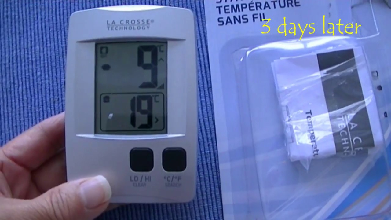 La Crosse Technology Wireless Indoor Outdoor Thermometer