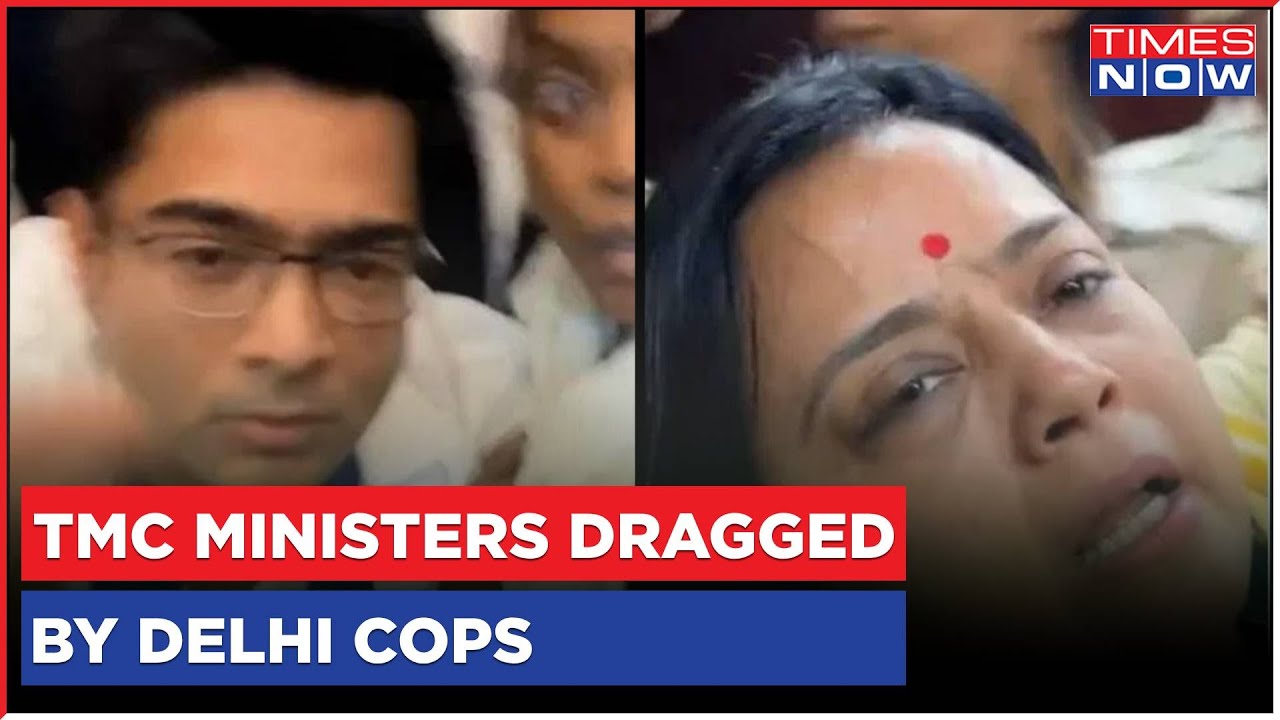 Late Night Drama In Delhi, TMC Releases Video Of 'Assault By Cops' At Krishi Bhawan | English News