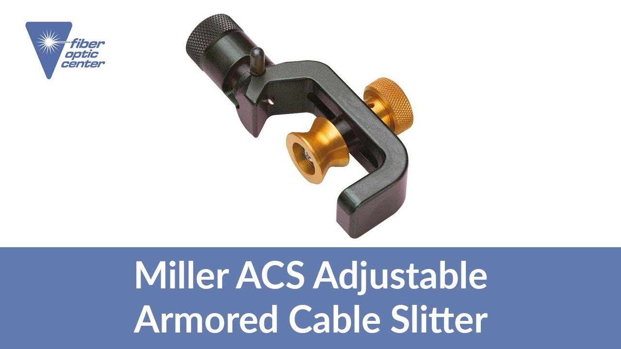 Miller ACS Armored Fiber Optic Cable Slitter - Available from Fiber Optic Center
