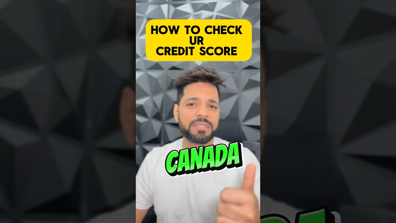 Как бесплатно проверить кредитный рейтинг в Канаде. #canada #creditscore #equifax #canadapr
