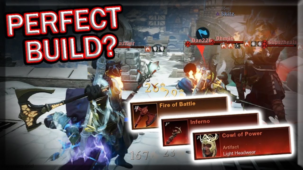 This Artifact Is PERFECT For My Build.. 💪 Inferno / Hatchet Build Guide & Gameplay - New World PvP