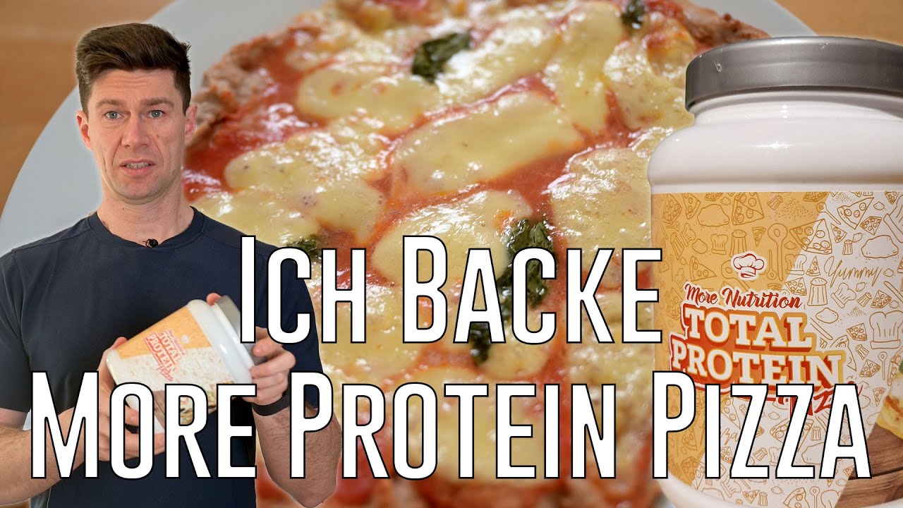 Ich backe More Protein Pizza