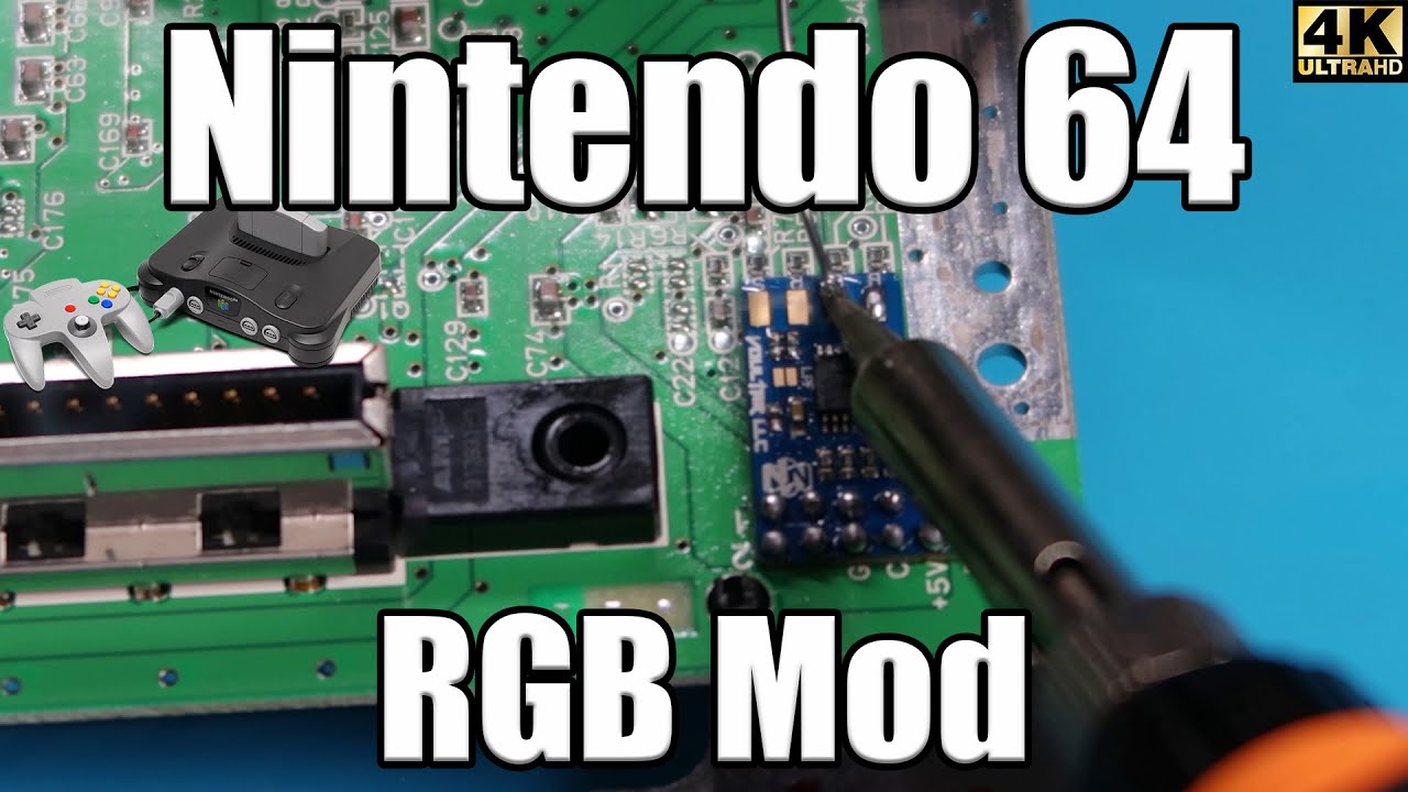 Tutorial | Nintendo 64 RGB Mod | 4K🔴