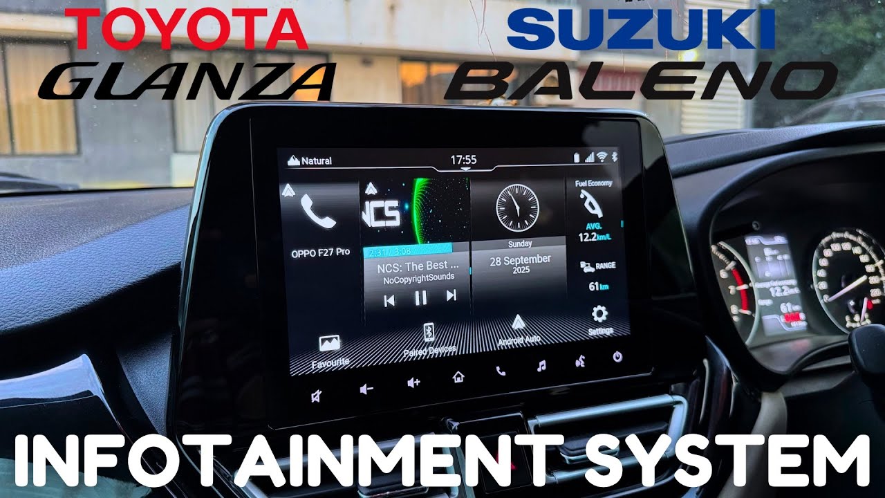 2025 Toyota Glanza/Suzuki Baleno — информационно-развлекательная система