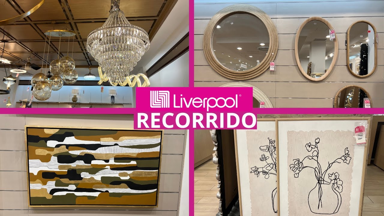 Lámparas, espejos y cuadros para tu Hogar! 30% de Descuento en Liverpool