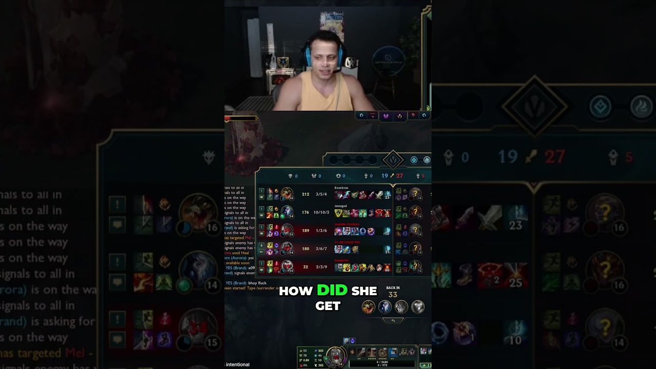 Тайлер1 выбыл из игры после того, как Doublelift подшутил над ним.