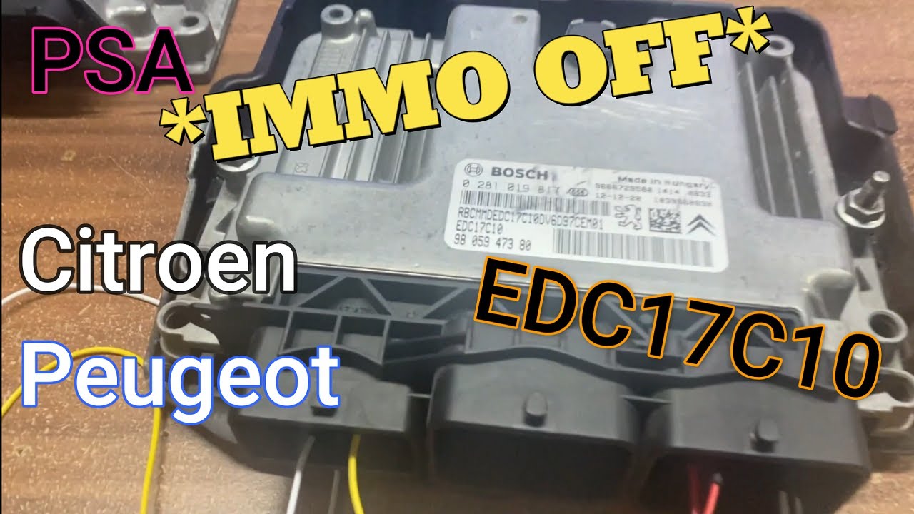 إلغاء نظام الحماية immo off EDC17C10 Read and write Bosch with the Tricore TC1797 using KTM checksum