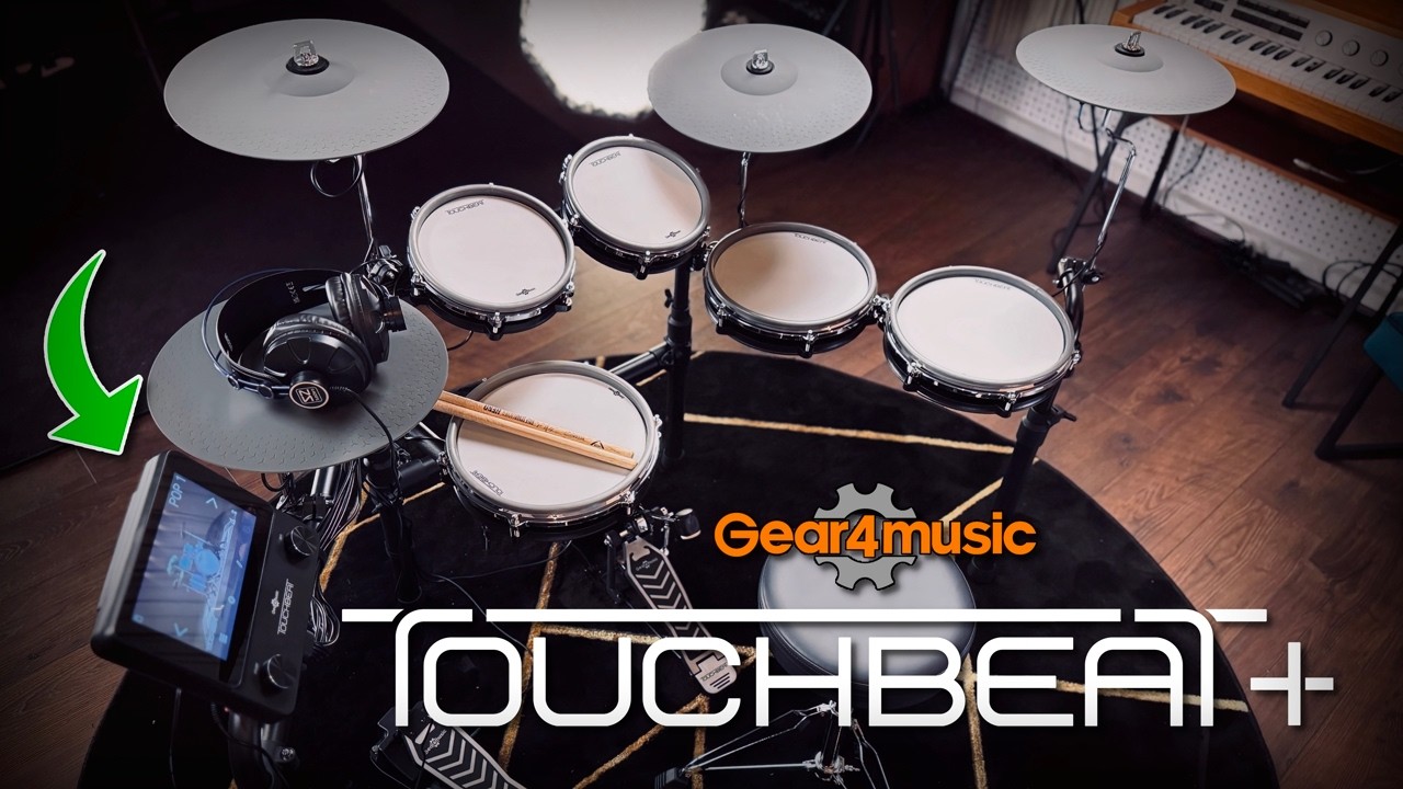 Gear4Music Touchbeat + electronic drums first playing at Spytunes Studio