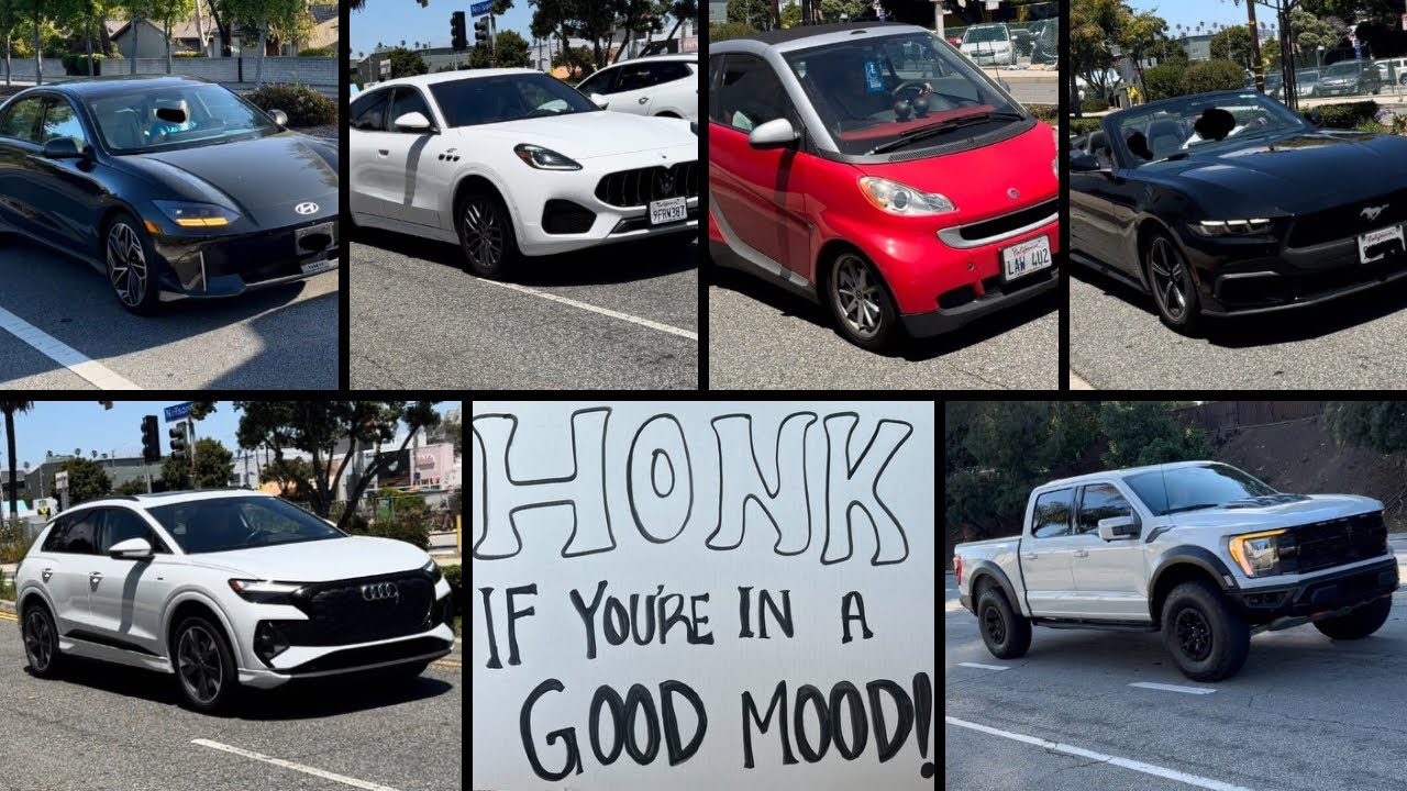 Asking Cars To Honk #2