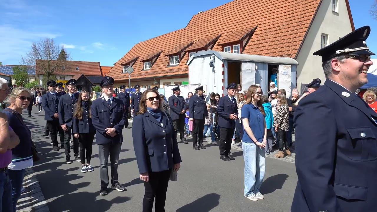 Festumzug zum 150 jährigen Jubiläum der Freiwilligen Feuerwehr Heubach bei Ebern
