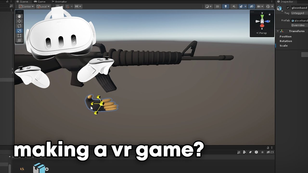 Making a VR Shooter in Unity..