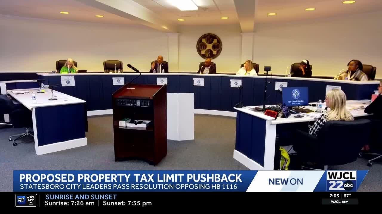 Statesboro leaders raise concerns over proposed property tax reform
