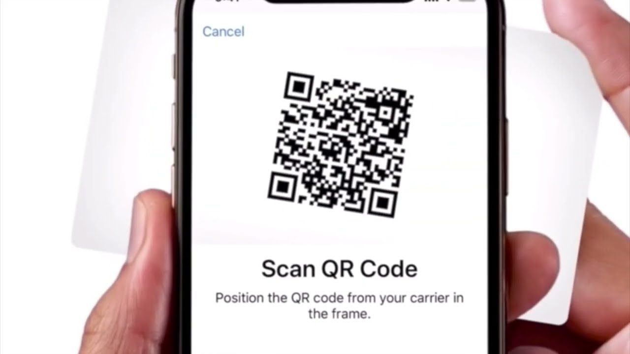 eSIM QR Code install