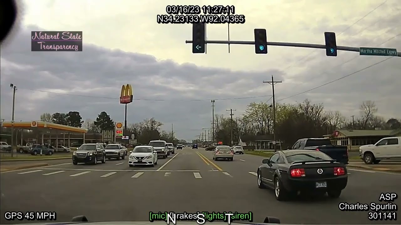 Pursuit Shooting Suspect Pine Bluff Arkansas State Police Troop E, Traffic Series Ep. 179
