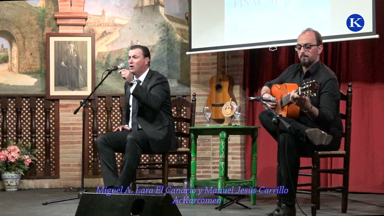 Miguel Angel Lara El Canario por Granainas 4º premio XXXVIII Concurso de Cante Flamenco Carmona 2021