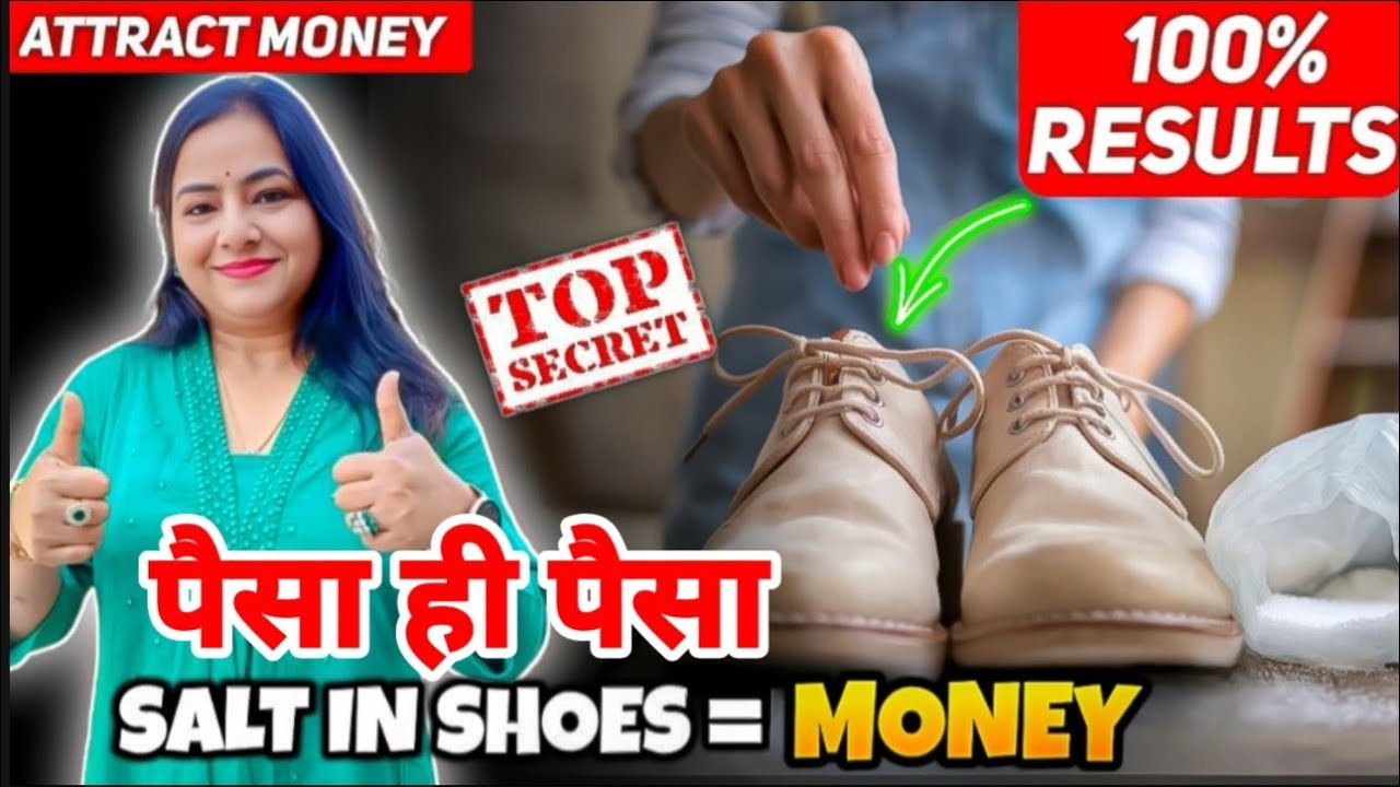 How To Attract Money Within 24 Hours: The SALT IN YOUR SHOES Technique | 100% Fast Result !