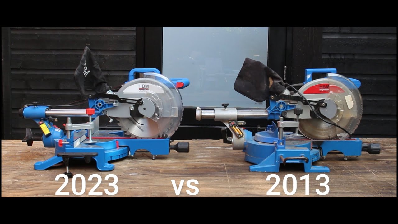 HBM 254 x 70 mm Radiaalzaag/Afkortzaag | 2013 vs 2023