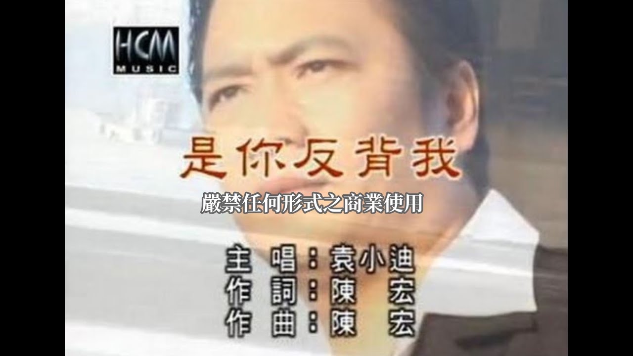 袁小迪-是你反背我(官方KTV版)