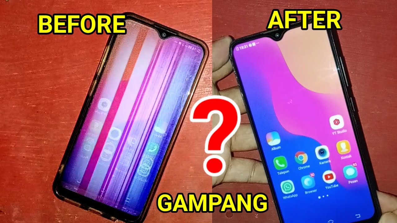 Cara Perbaiki LCD Hp Bergaris dengan Mudah