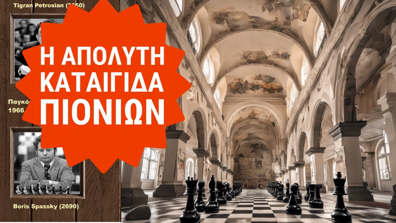 Καταιγιστική Επίθεση Πιονιών!!! Spassky vs Petrosian, Παγκόσμιο Πρωτάθλημα 1966, Μόσχα, Γύρος 7ος