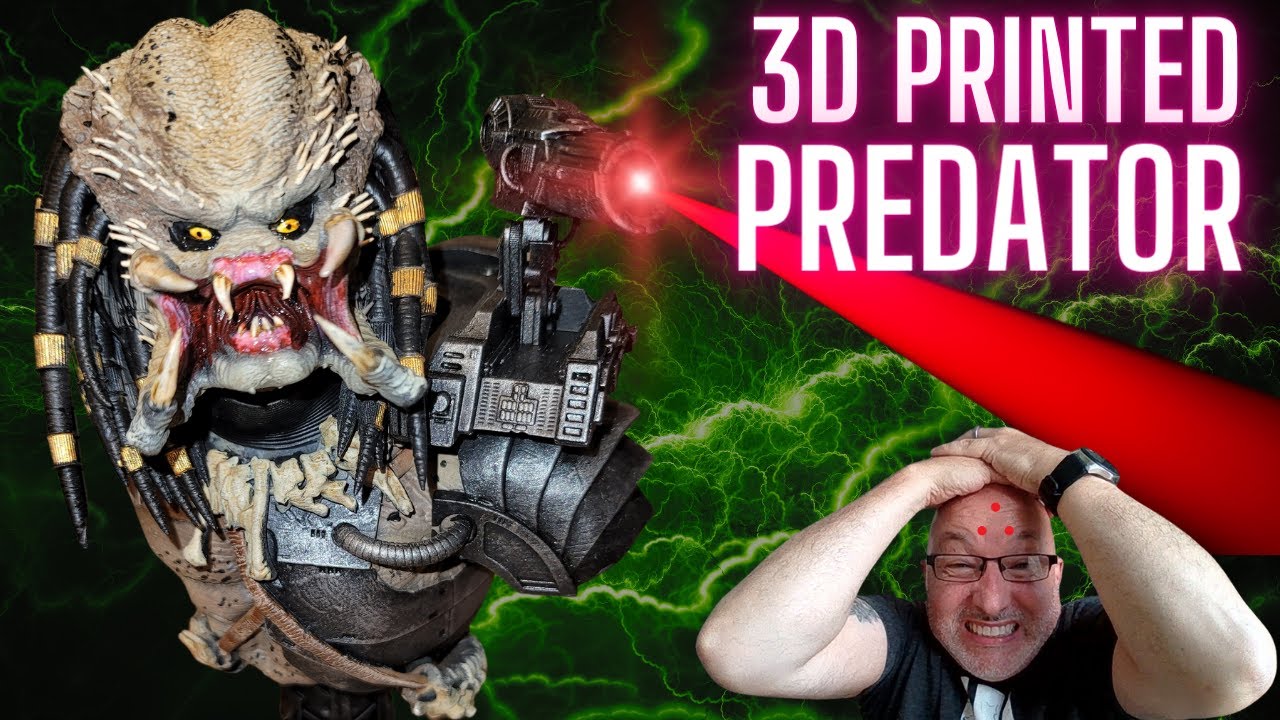 3D Printed Predator Skin Tones & Face Paint Tutorial