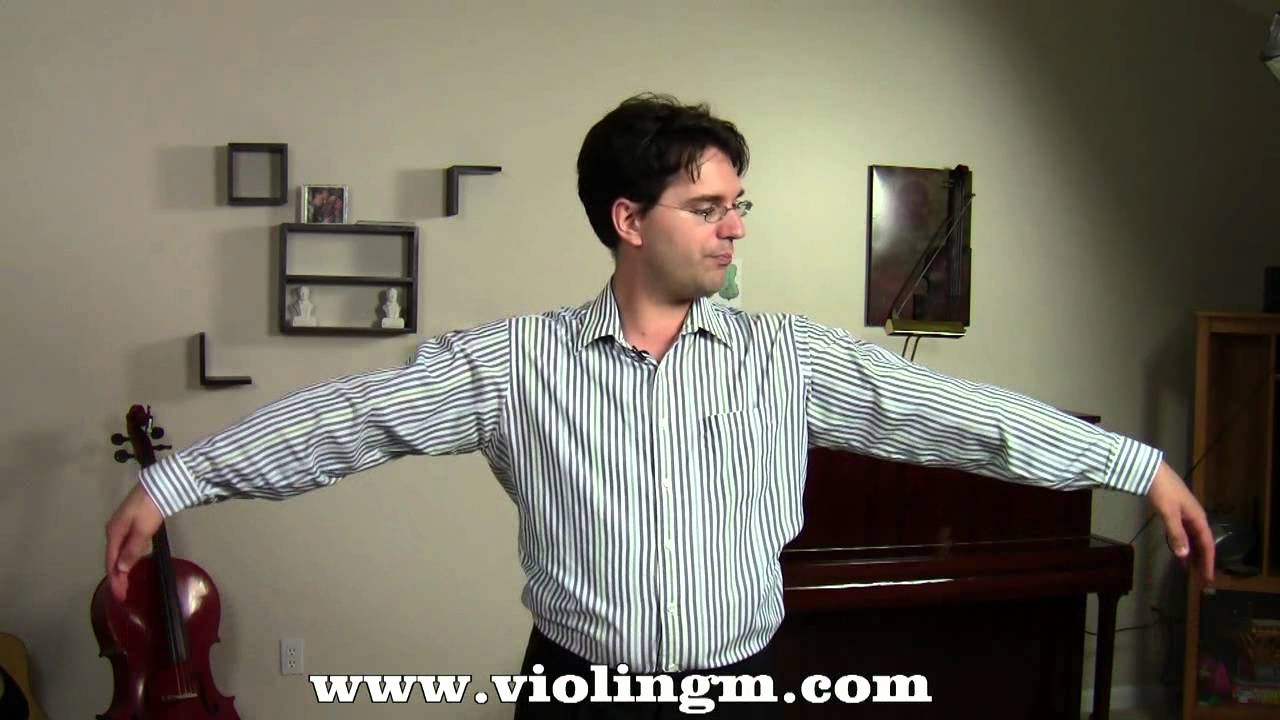 Violin stretching exercises - Different exercises to loosen up muscles