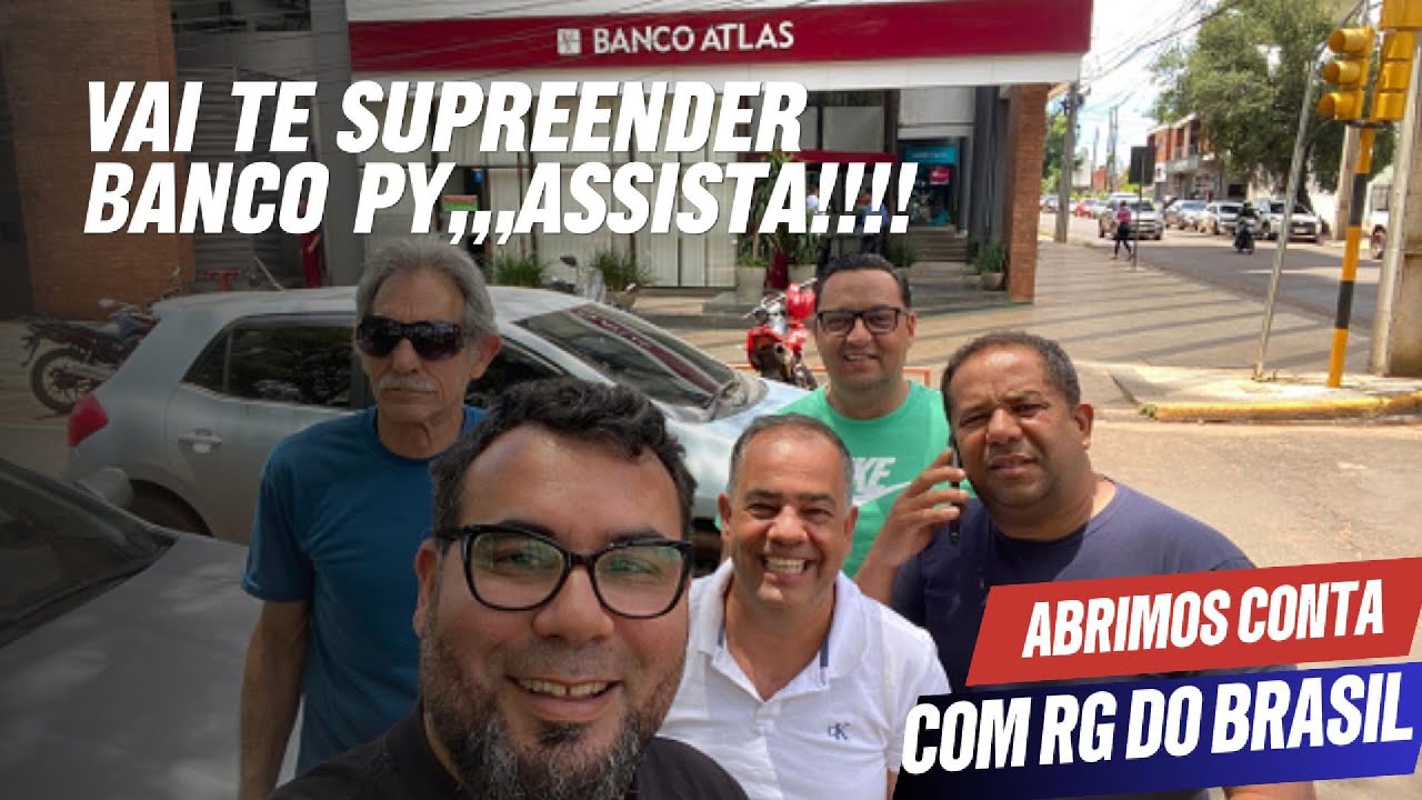 ABRIR CONTA COM RG BRASILEIRA....