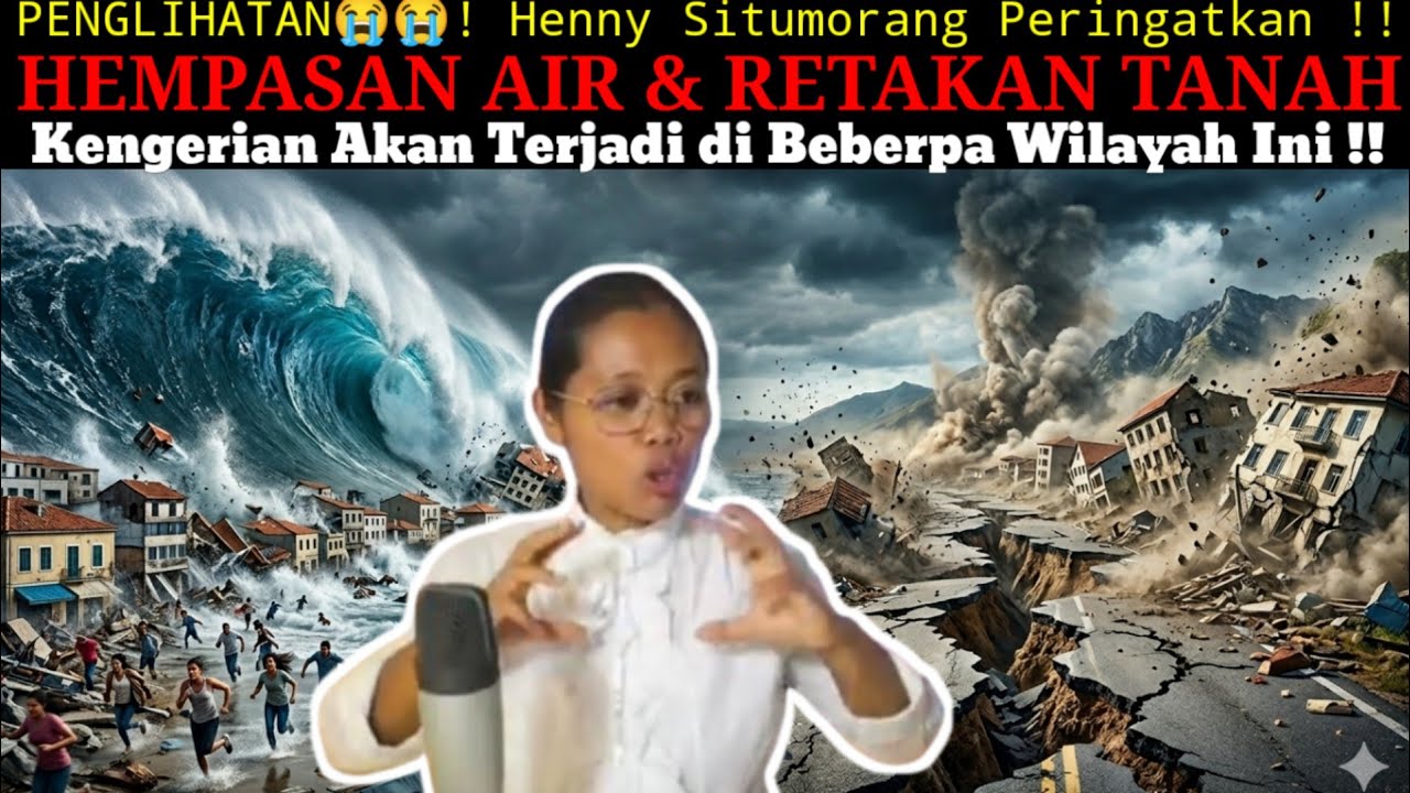 PENGLIHATAN - WASPADA HEMPASAN AIR & GONJANGAN TANAH! Kengerian Akan Terjadi di Beberpa Wilayah Ini!