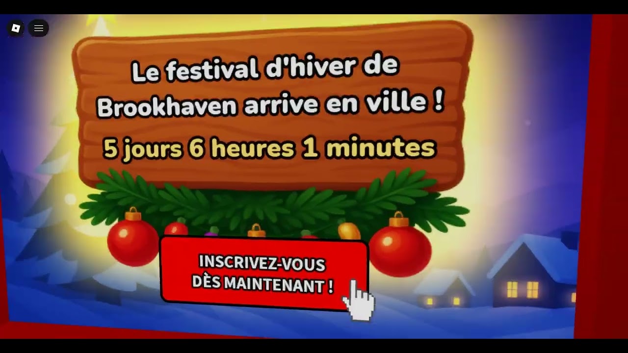 LA PROCHAINE MISE A JOUR DE NOEL SUR BROOKHAVEN