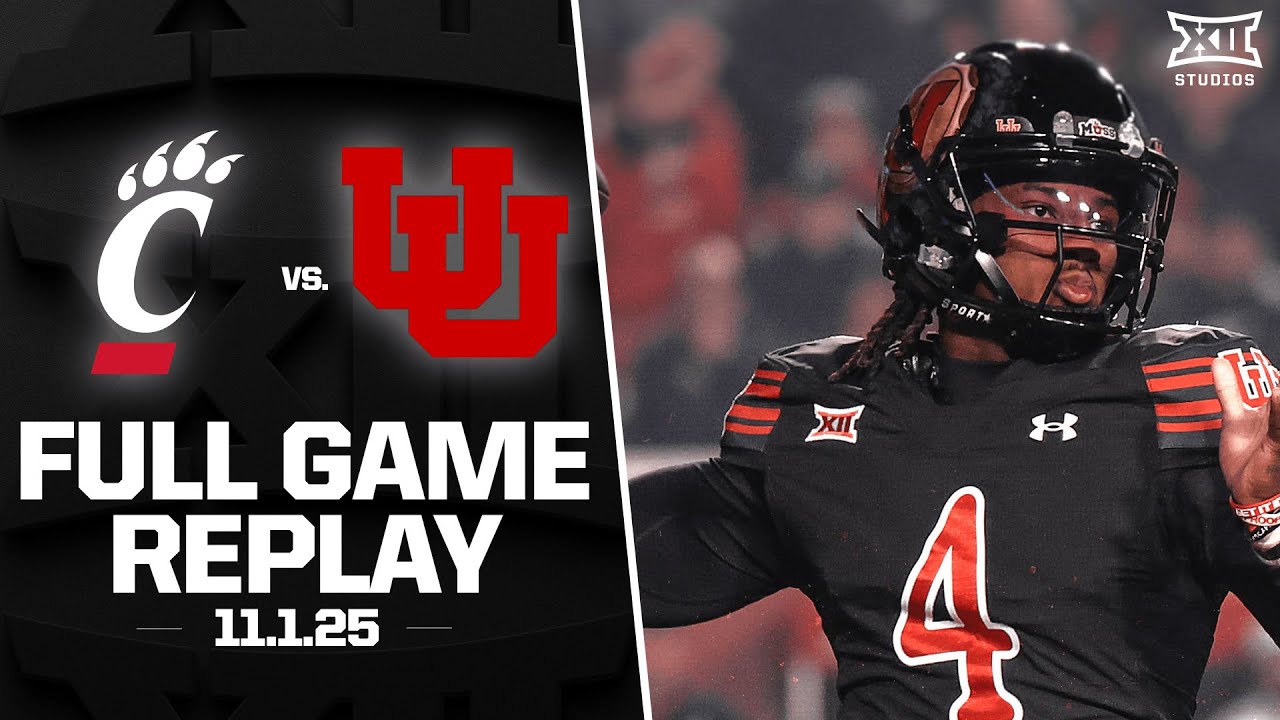 Cincinnati vs. Utah Full Game Replay (11.1.25) | 2025 Big 12 Football