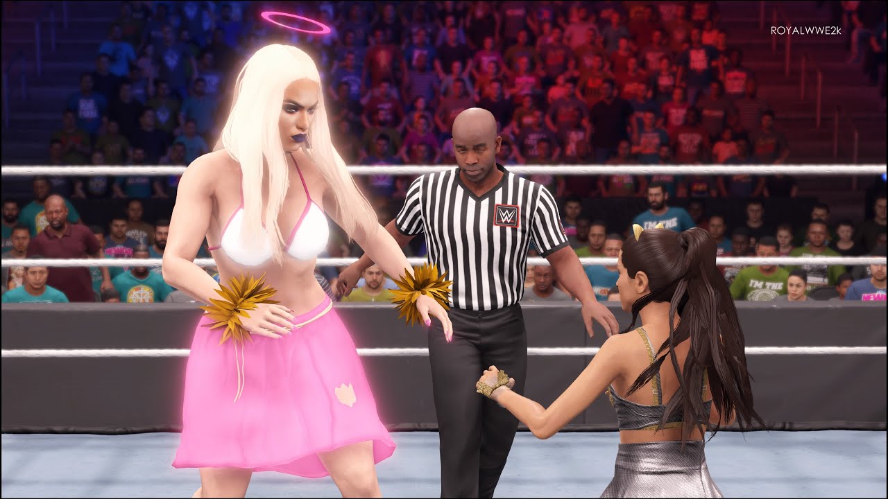 Afrodita vs. Ariana Grande - WWE 2K22 - Royal Girl Fights 💖
