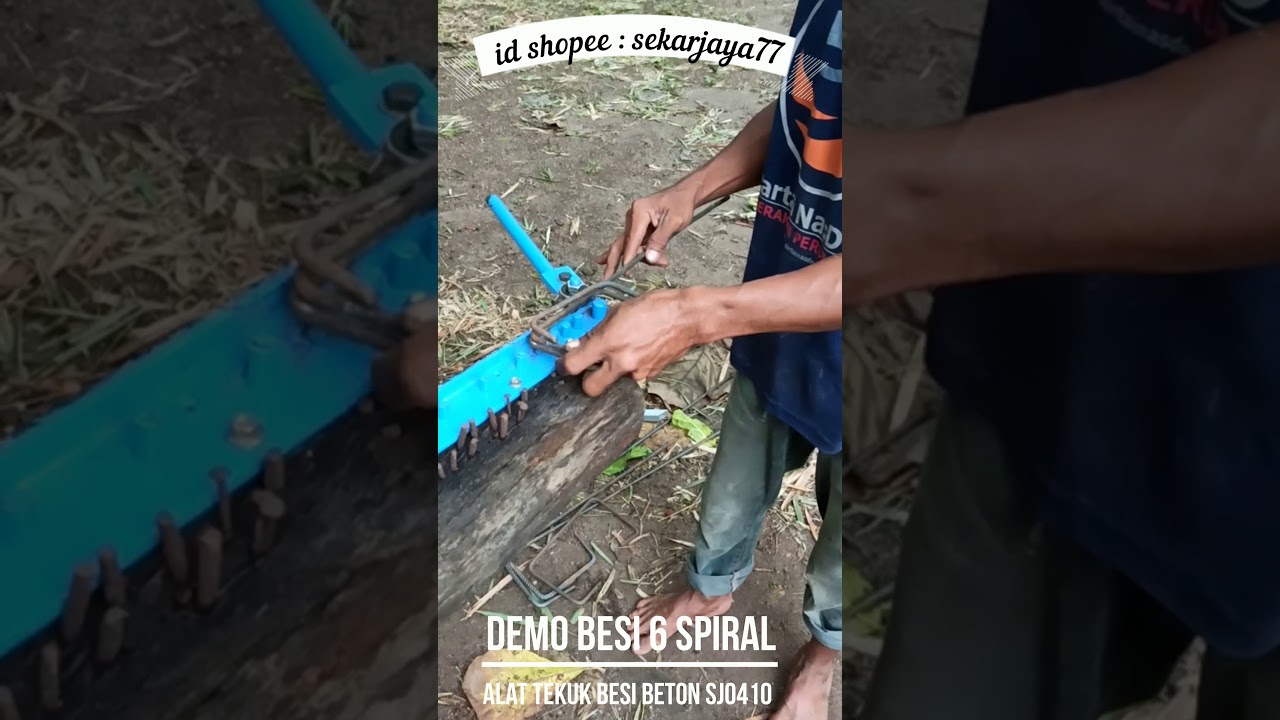 Alat Penekuk Besi Beton 6 mm spiral SEKARJAYA77