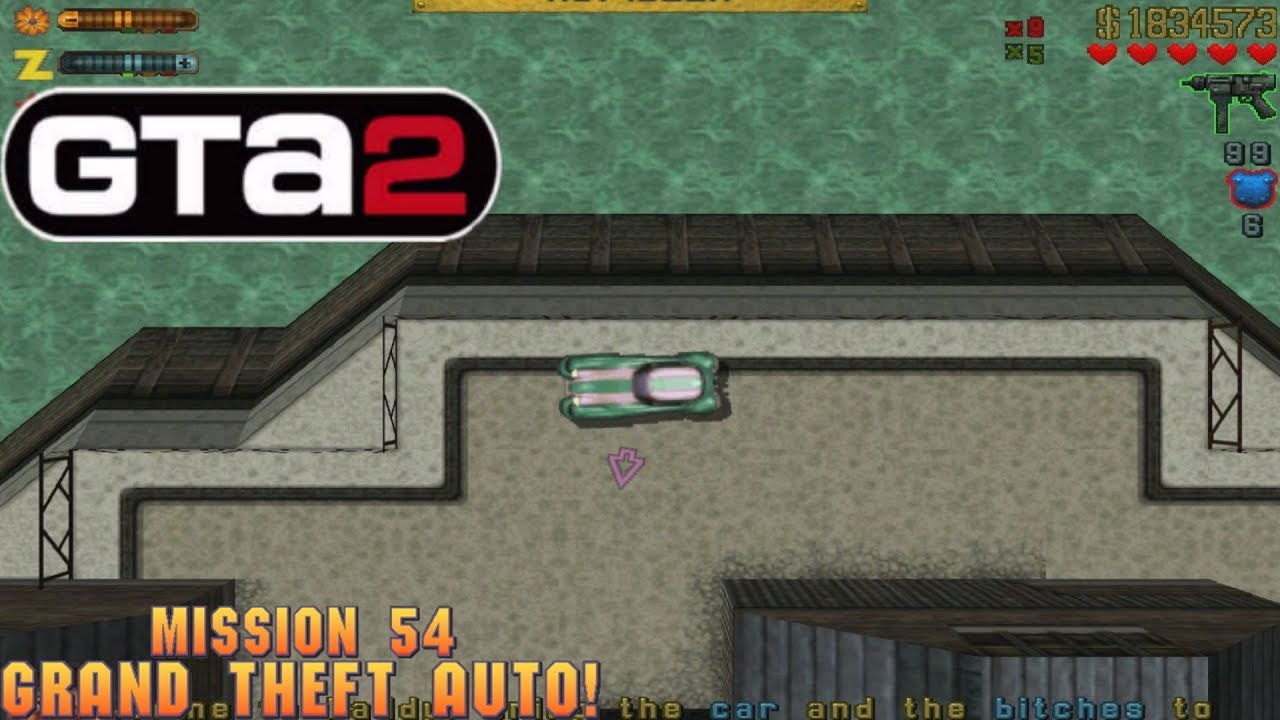 GTA 2 (PC) Mission #54 - Grand Theft Auto!