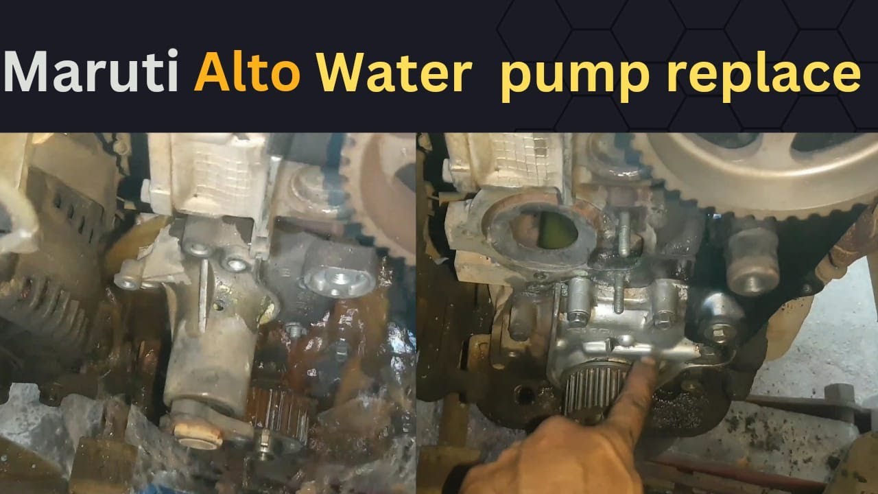 maruti alto water pump replace
