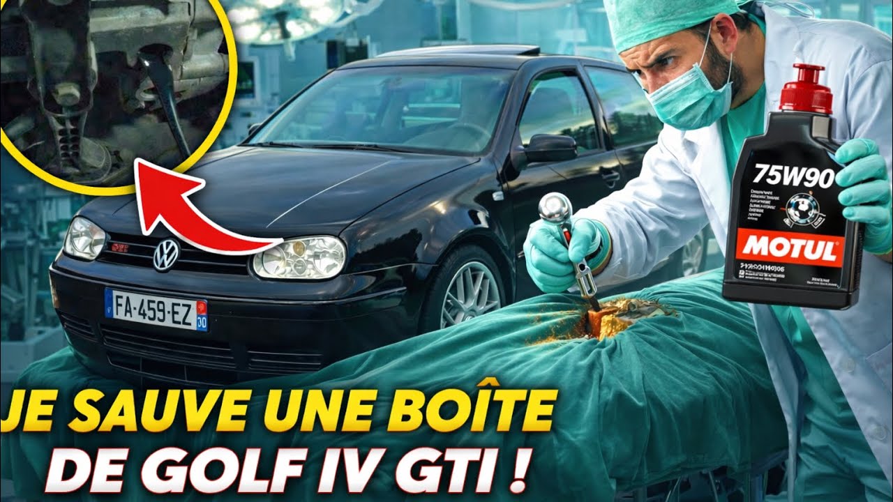 🤯 cette erreur detruit ta boite de Golf 4 GTI ￼1.8T vidange motul + Mecarun P18
