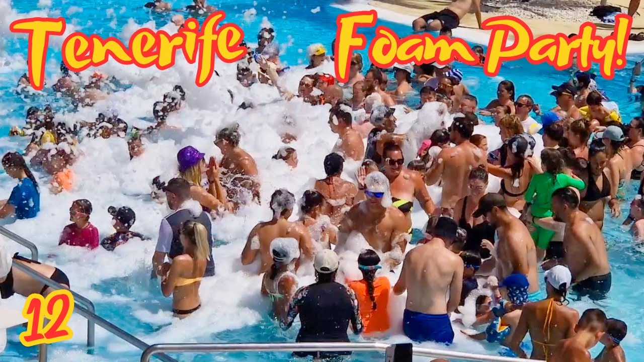 Leaving TENERIFE With A Foam Party & NEW Travel Plans Revealed!