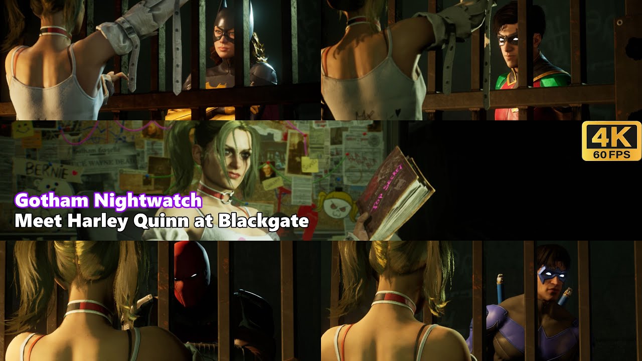Gotham Knights DE TKI - Knightwatch Meet Harley Quinn at Blackgate