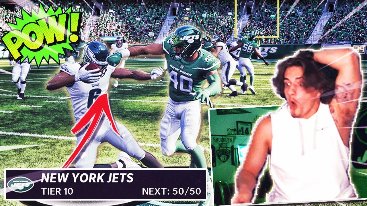 THE JETS THEME TEAM *LITERALLY* FIGHTS FOR ME! | 50/50 Jets Theme Team! | Madden 22 Ultimate Team