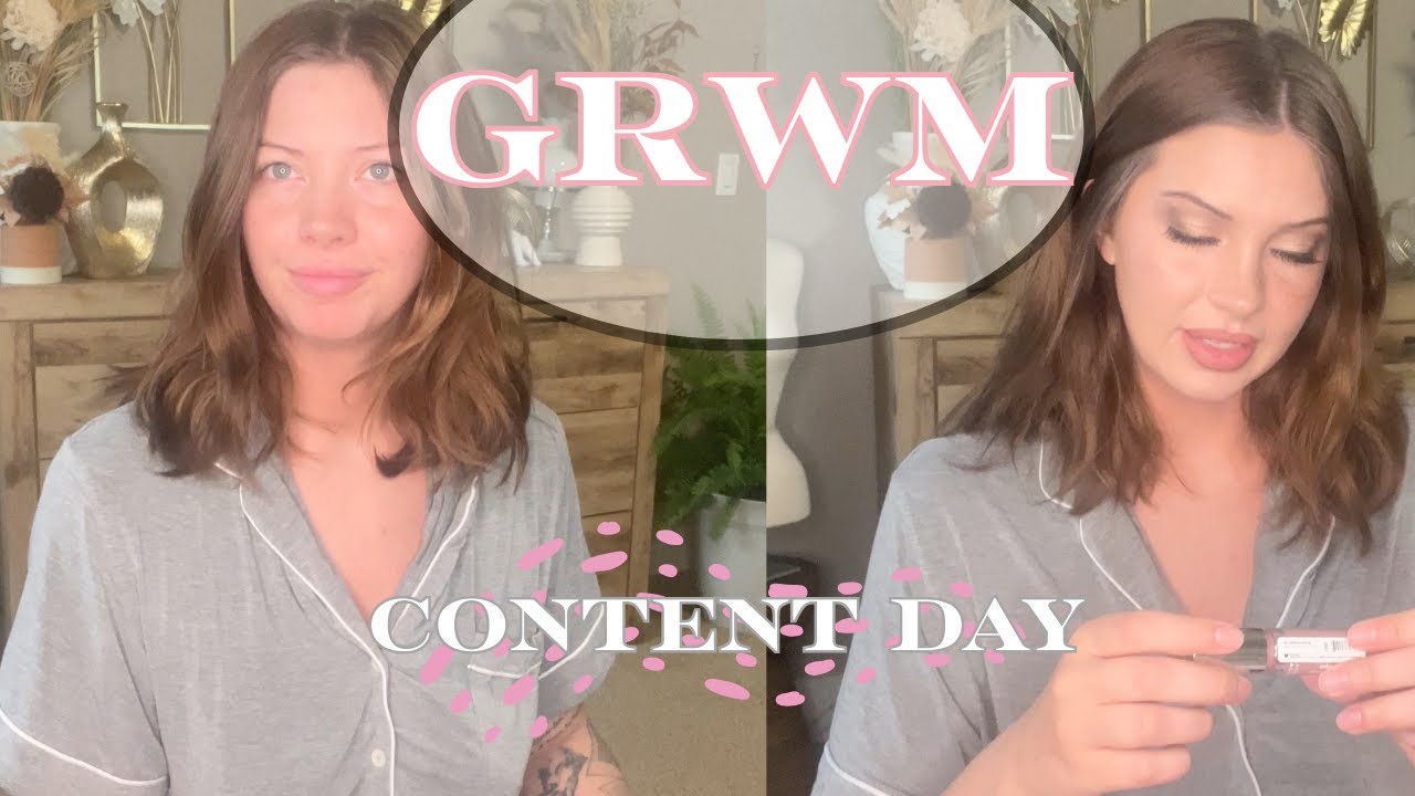 How I do my Makeup for Camera Days--GRWM Transformation