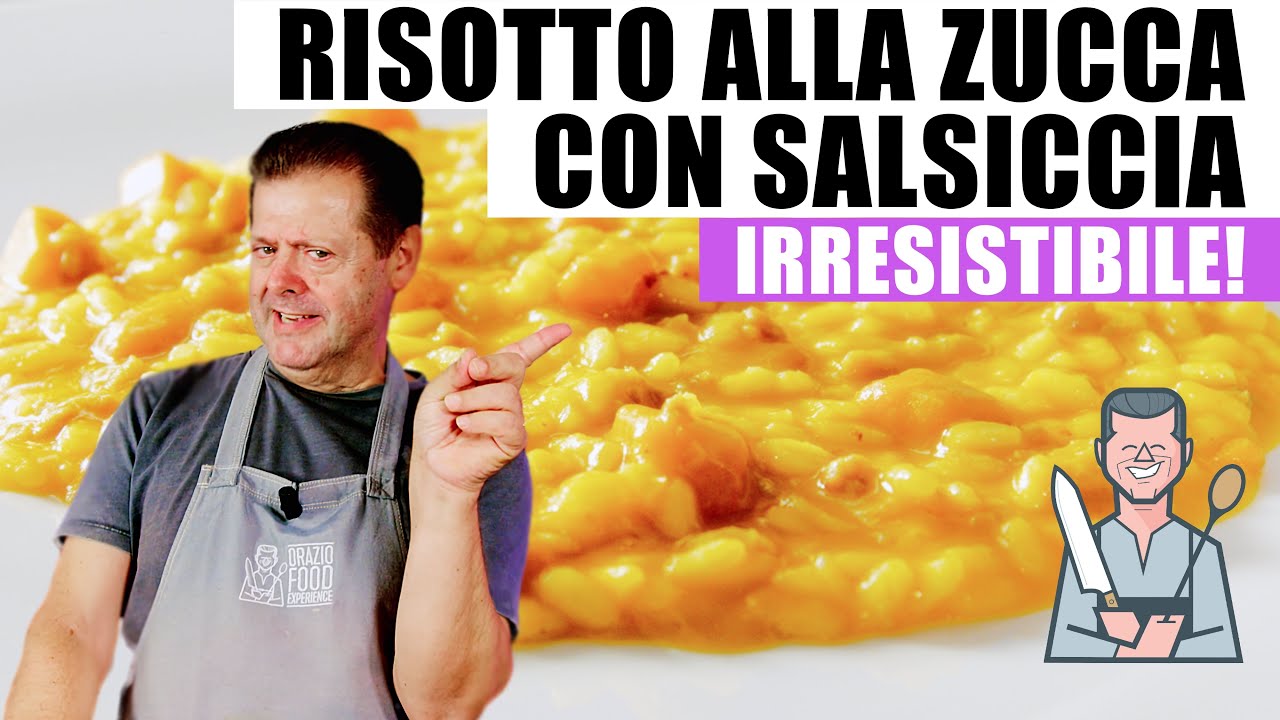 RISOTTO ALLA ZUCCA CON SALSICCIA - Confort food facile da preparare!