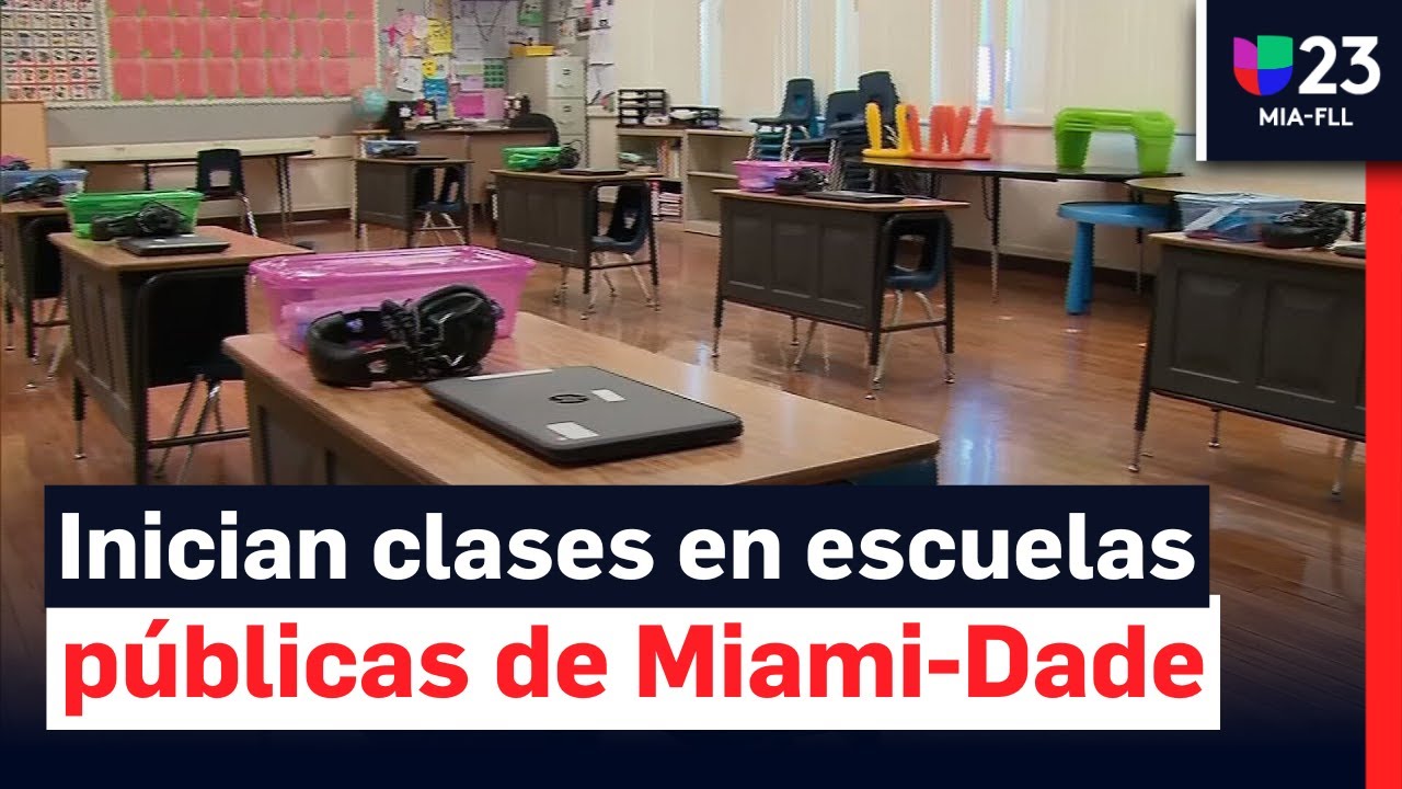 Comienza nuevo ciclo escolar en escuelas públicas del condado Miami-Dade