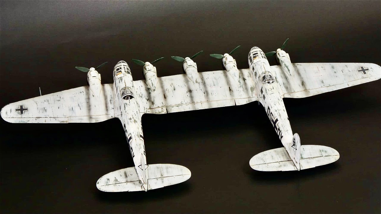 Heinkel He 111Z — Самый большой в мире буксир-планер — ПОЛНАЯ СЕРИЯ ВИДЕО СБОРКИ [1/48] — Эпизод №2