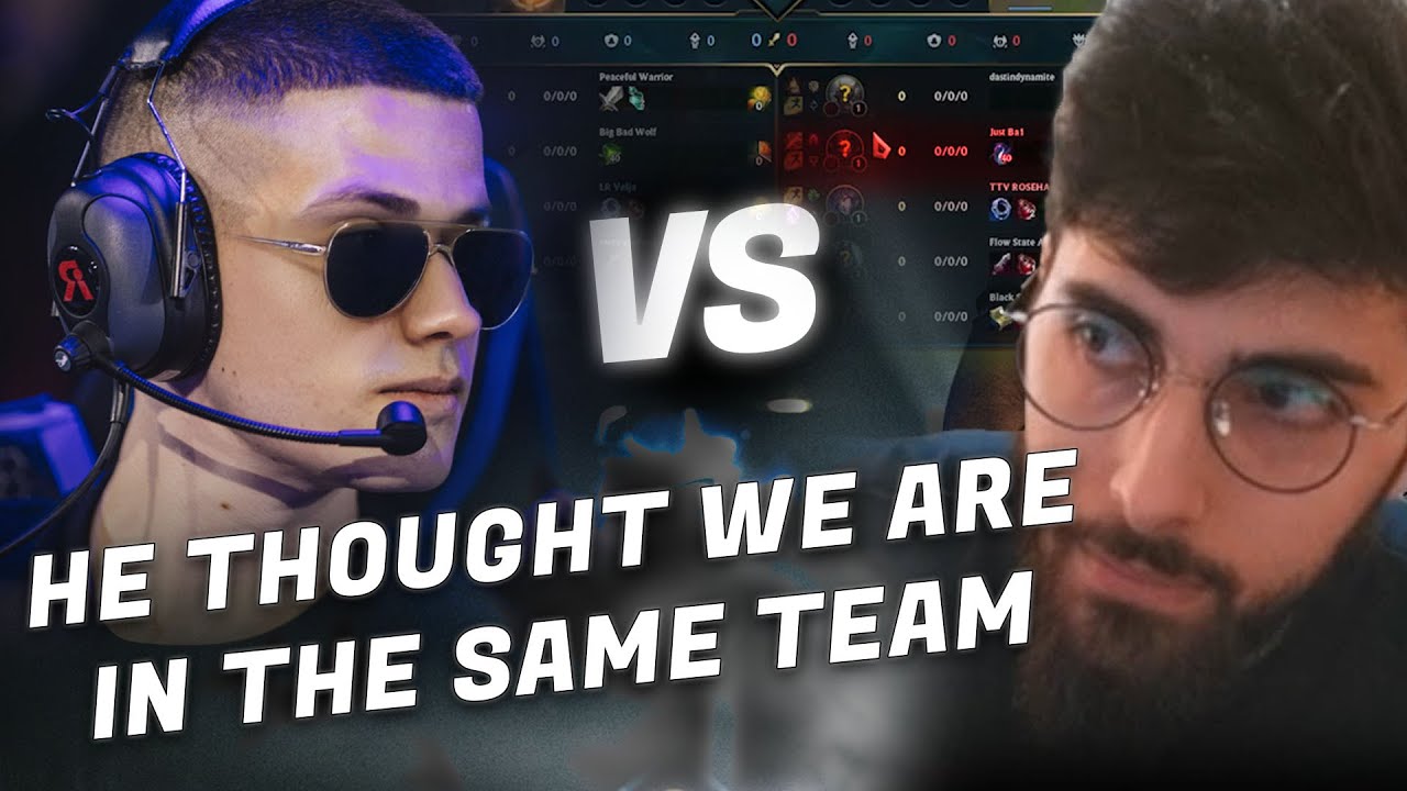 SPEARSHOT THOUGHT WE ARE IN THE SAME TEAM ( we weren't)