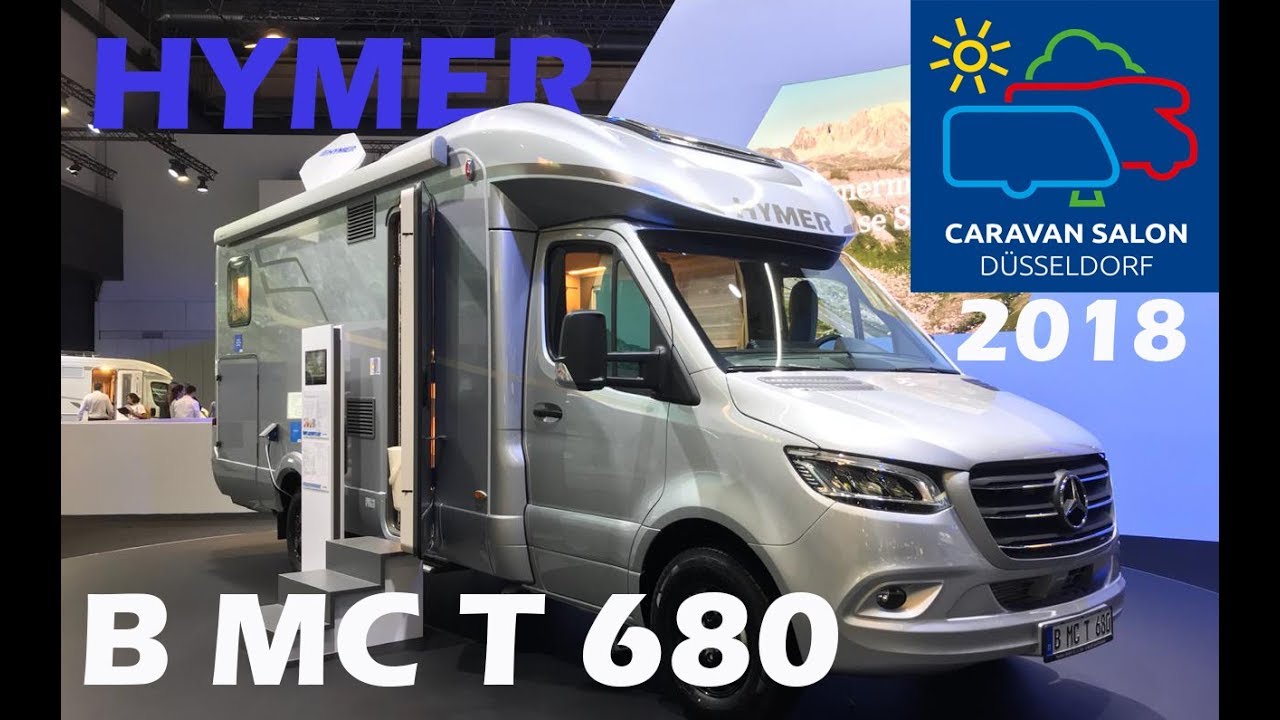 HYMER B MC T 680 auf Mercedes Sprinter. Caravan Salon Dusseldorf 2018.