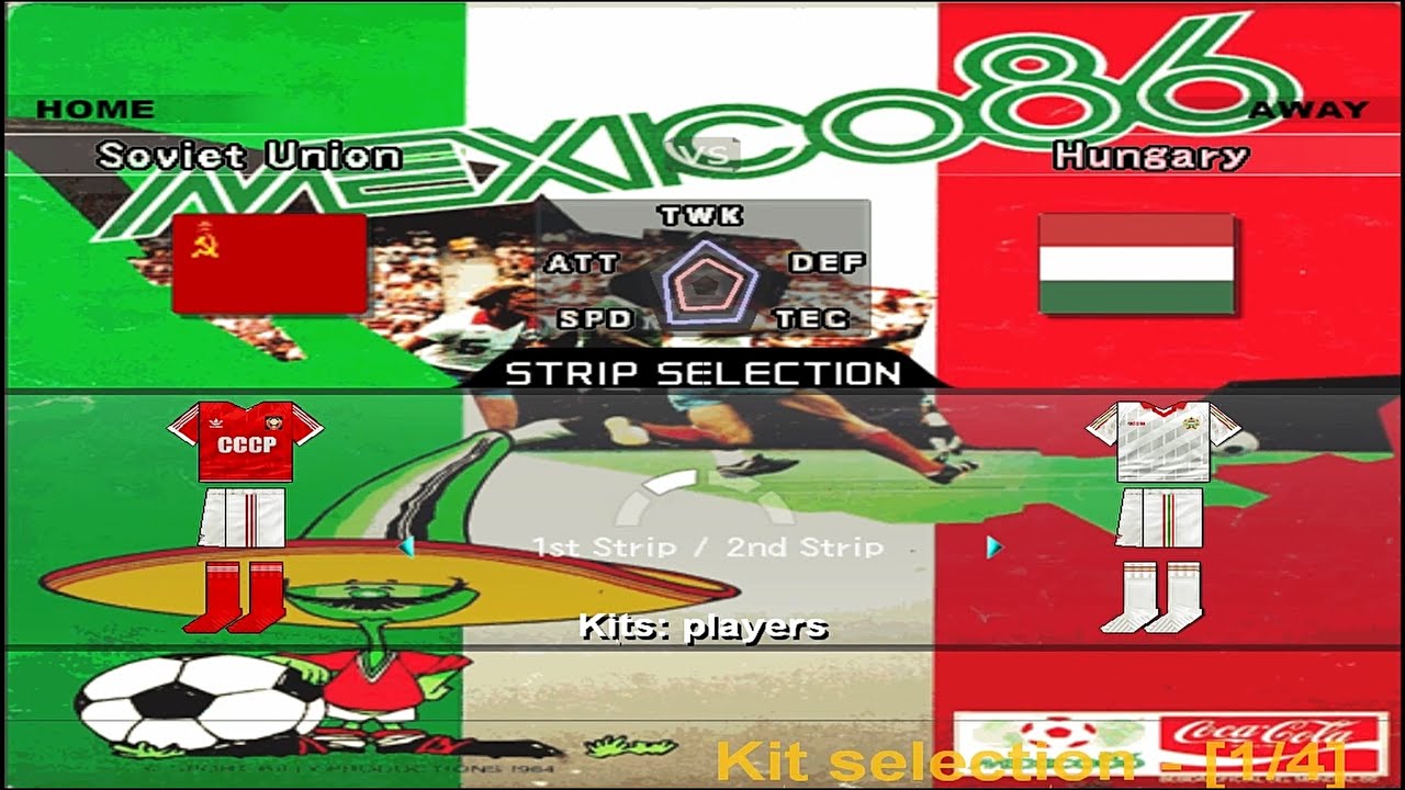 [pes6][1986 FIFA WorldCup Mexico] Hungary (Semi Final)