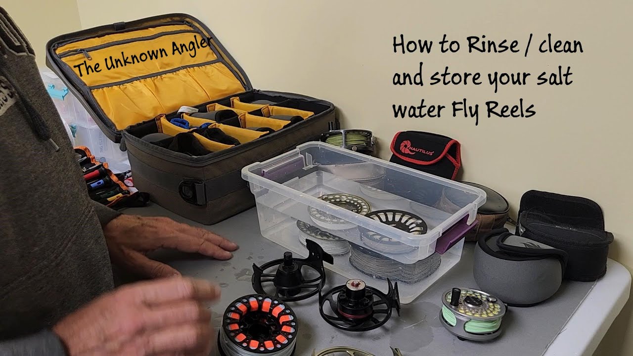 How to clean, rinse and store your saltwater fly reel.