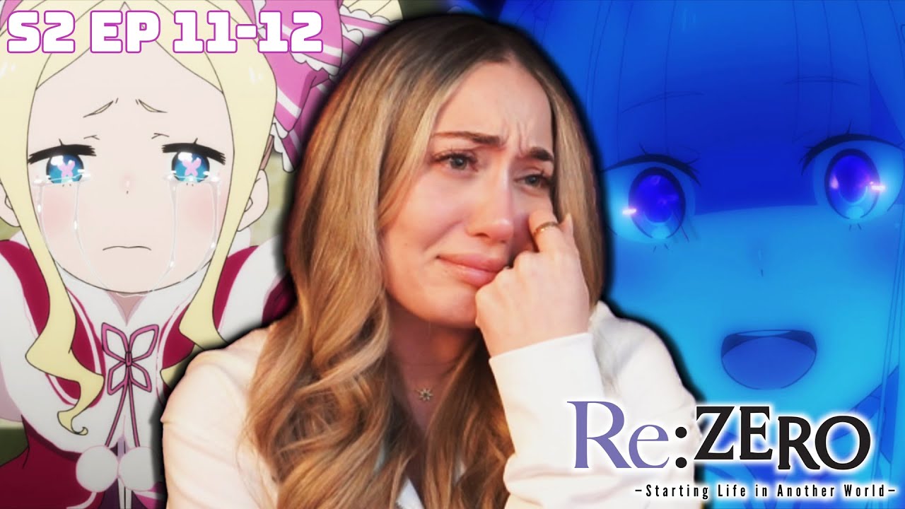 Эмилия совсем сошла с ума!! Впервые смотрю «Re:Zero!» 2 сезон, 11 и 12 серии