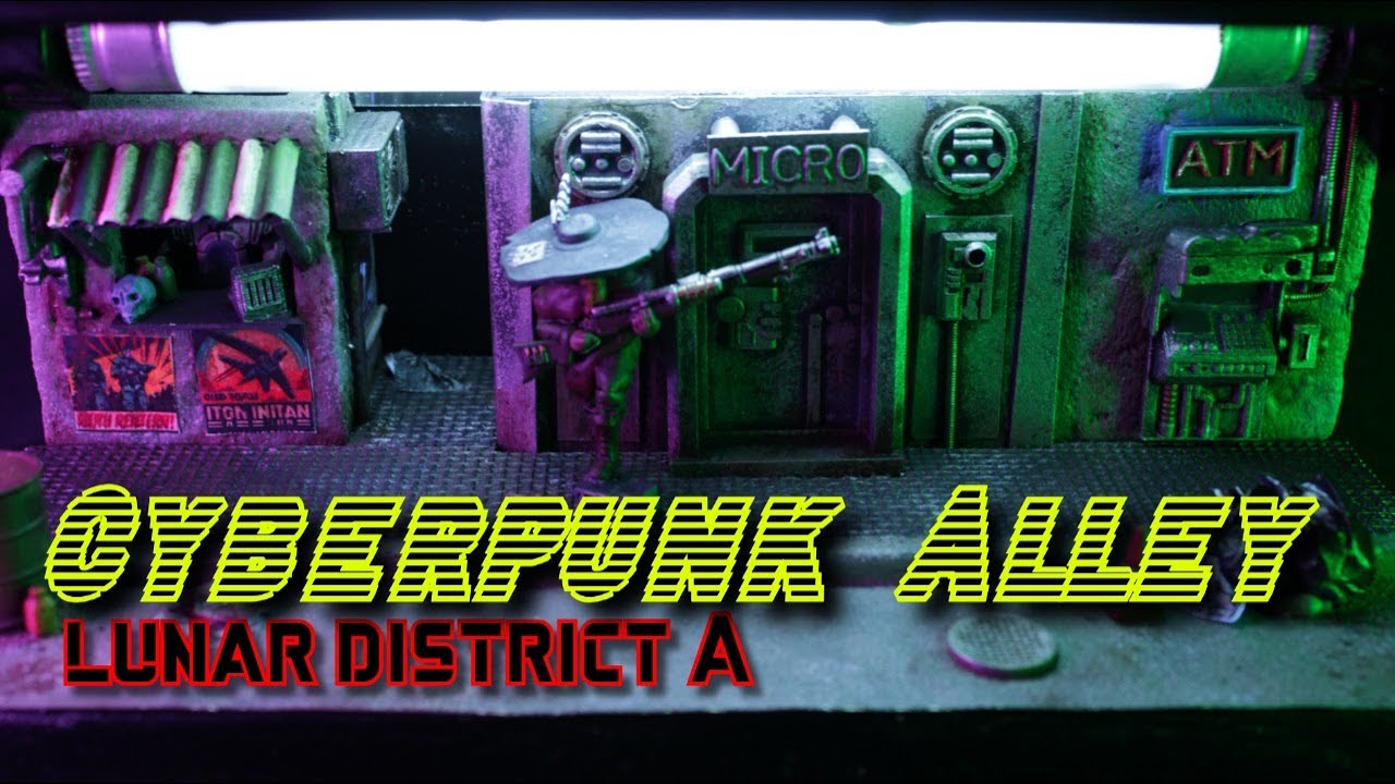 Lunar District A : Cyberpunk Diorama