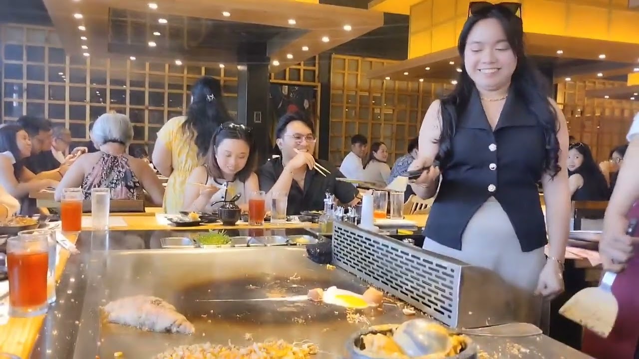 #Teppanya Moa ,nag aapoy  na pagkain masarap